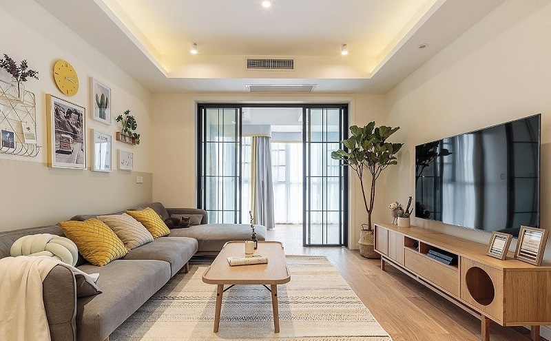 113㎡現(xiàn)代簡約風(fēng)格裝修，美與實用兼具