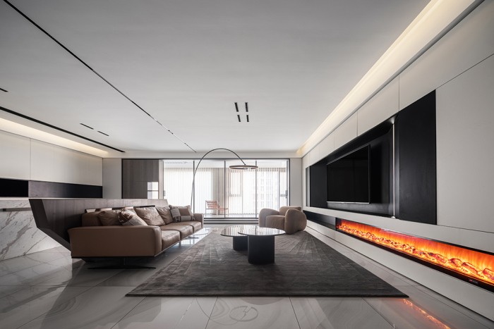 85平三房現代裝修風格，用心就可以讓家新生~