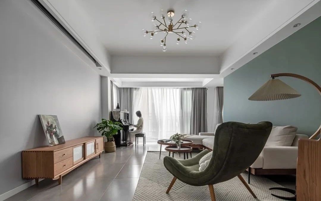 119現代四房裝修案例，現代簡約[柔時光]風格