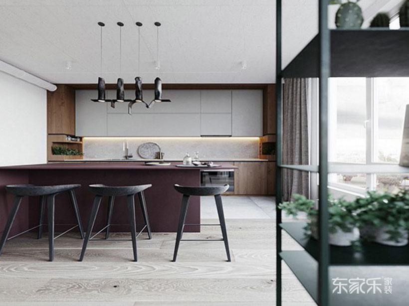 長沙三一街區112平米簡歐風格裝修案例