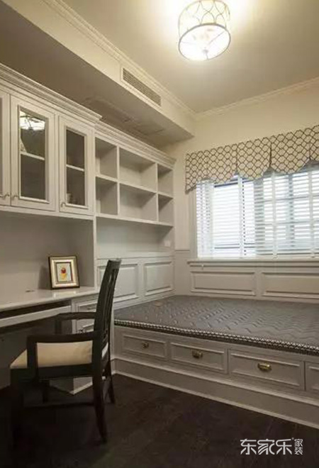 長沙鈺龍天下120平米簡歐風格裝修案例