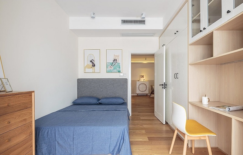 113㎡現代簡約風格裝修，美與實用兼具