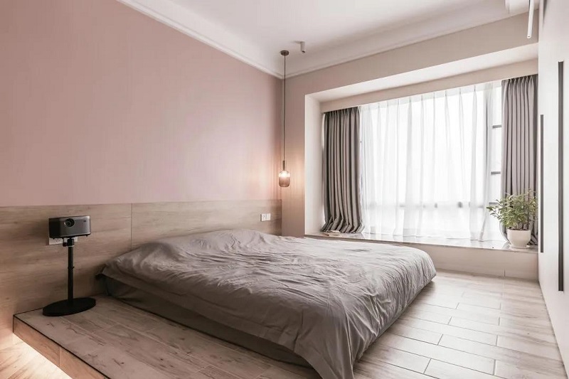 108平米現代簡約效果圖，不做電視墻裝修效果一樣好