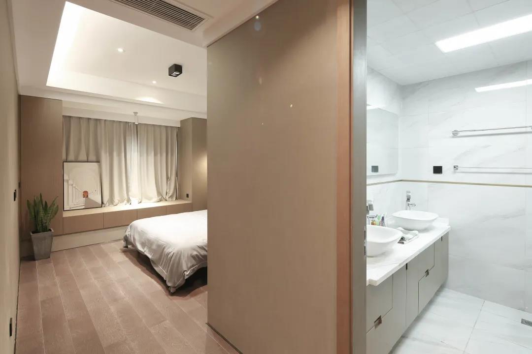 125㎡現代簡約風格新房裝修，玄關柜+電視柜超大氣！