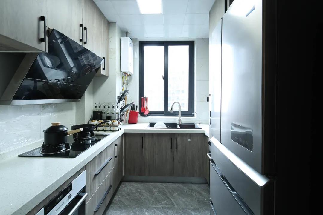 125㎡現代簡約風格新房裝修，玄關柜+電視柜超大氣！