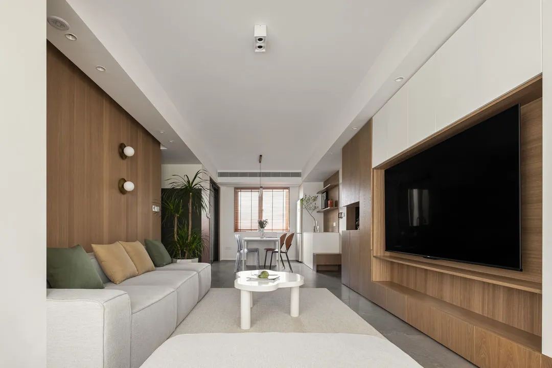 100平現代風格三房裝修案例，對新家充滿期待