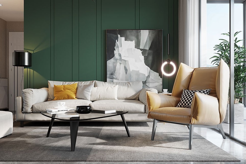 120平現代裝修風格，保留現代的設計感