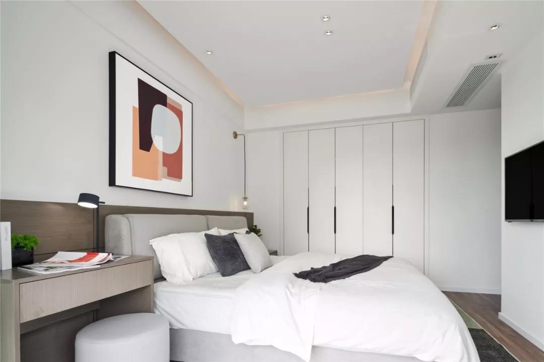 100平米的現代宜家風格，讓空間充滿舒適感