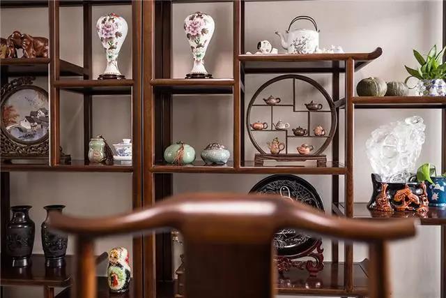 140平中式風格裝修案例，一個客廳都美爆了！