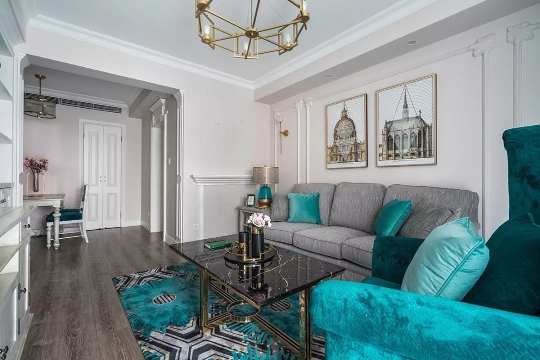 天城尚品-120㎡時(shí)尚輕奢美式風(fēng)，盡顯高貴典雅之氣！